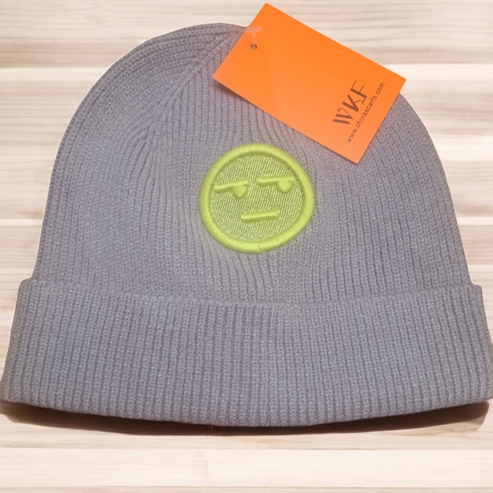 NWT Knit Beanie Tan Unisex One Size Poly Blend Soft Warm Stocking Stuffer